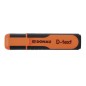 Zakreślacz fluorescencyjny donau d-text, 1-5mm (linia), pomarańczowy - 10 szt