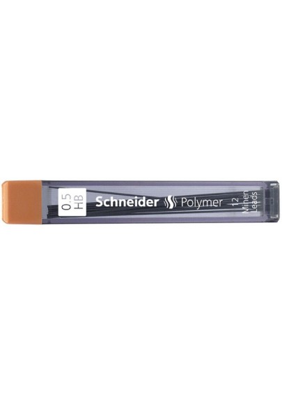 Wkłady grafitowe do ołówka schneider, 0,5 mm, hb, 12 szt.