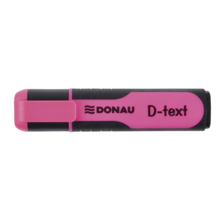 Zakreślacz fluorescencyjny donau d-text, 1-5mm (linia), różowy - 10 szt