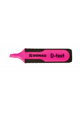 Zakreślacz fluorescencyjny donau d-text, 1-5mm (linia), różowy - 10 szt