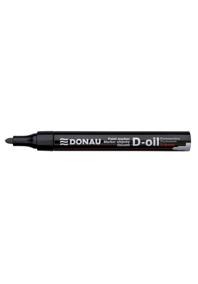 Marker olejowy donau d-oil, okrągły, 2,8mm, czarny