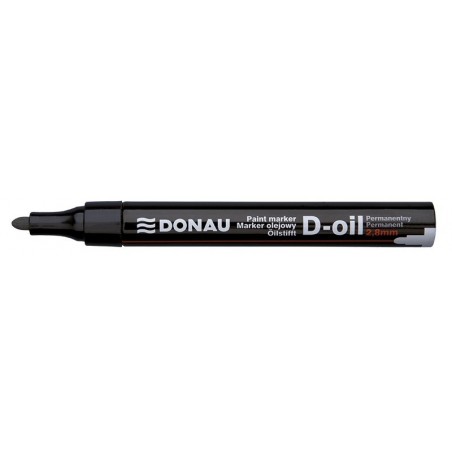 Marker olejowy DONAU D-Oil, okrągły, 2,8mm, czarny