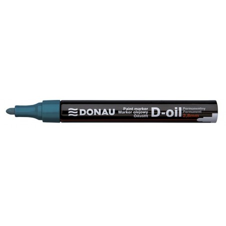 Marker olejowy DONAU D-Oil, okrągły, 2,8mm, zielony