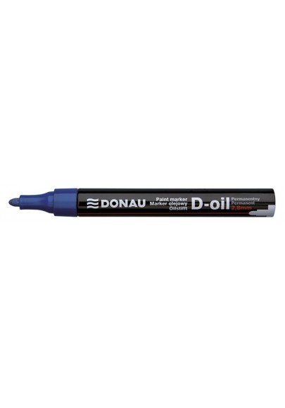 Marker olejowy donau d-oil, okrągły, 2,8mm, niebieski