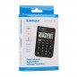 Kalkulator kieszonkowy donau tech, 8-cyfr. wyświetlacz, wym. 90x60x11 mm, czarny