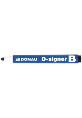Marker do tablic DONAU D-Signer B, okrągły, 2-4mm (linia), czarny