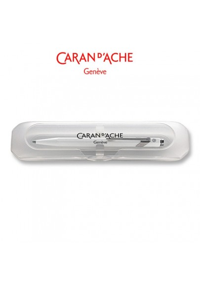 Etui na długopis lub ołówek CARAN D'ACHE, plastikowe, transparentne