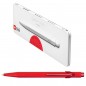 Długopis caran d'ache 849 claim your style, edycja 3, scarlet red, m, w pudełku, czerwony