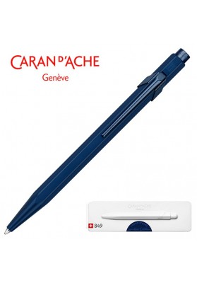 Długopis CARAN D'ACHE 849 Claim Your Style, Edycja 3, Midnight Blue, M, w pudełku, granatowy