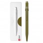 Długopis caran d'ache 849 claim your style, edycja 3, moss green, m, w pudełku, zielony