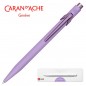 Długopis caran d'ache 849 claim your style, edycja 3, violet, m, w pudełku, fioletowy