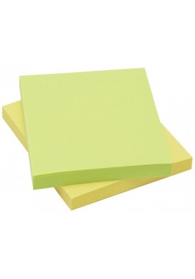 Karteczki samoprzylepne post-it® (6720-yg),76x63,5mm, 2x75 kart., zawieszka, żółto-zielone