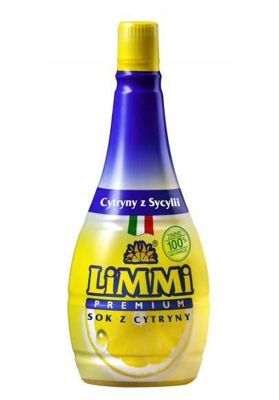 Naturalny sok limmi, 200ml, cytryna sycylijska