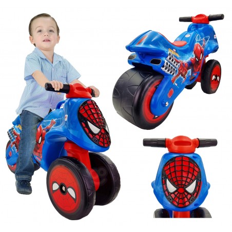 INJUSA Spiderman Jeździk Motor Trójkołowy Biegowy