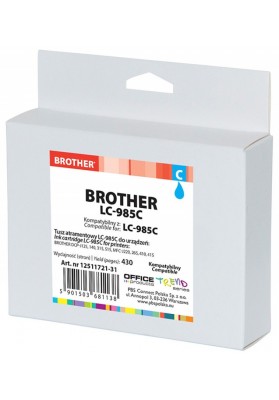 Tusz OP K Brother LC-985C (do DCP-J125), cyan