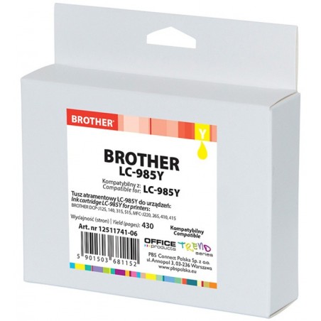 Tusz OP K Brother LC-985Y (do DCP-J125), yellow