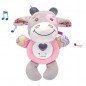Woopie baby interaktywny pluszak przytulanka dla niemowląt światło dźwięk byczek gryzak usypiacz
