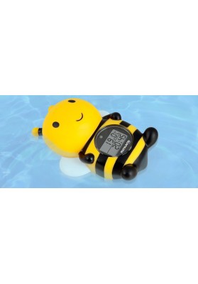Termometr kąpielowy i pokojowy z zegarem-  pszczółka