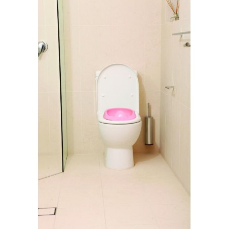 Nakładka na toaletę - różowa