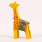 Żyrafa drewniania figurka bambusowa