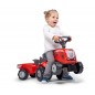 Falk traktorek baby mac cormick czerwony z przyczepką + akc. od 1 roku