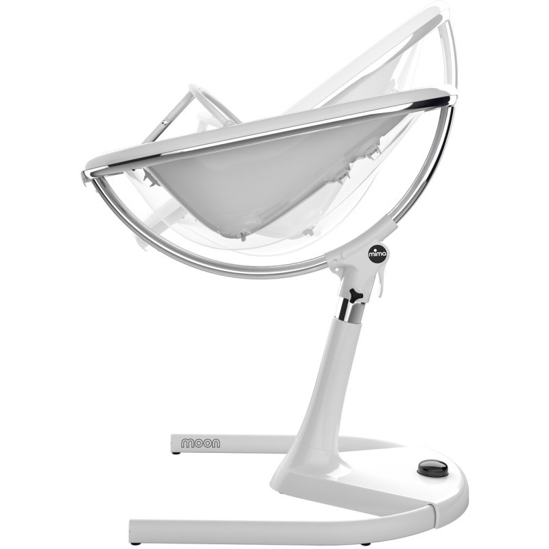 Krzesełko mima moon 2g - stelaż + podnóżek - biały