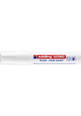Marker kredowy e-4090 EDDING, 4-15mm, biały