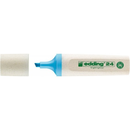 Zakreślacz e-24 EDDING ecoline, 2-5mm, jasnoniebieskie