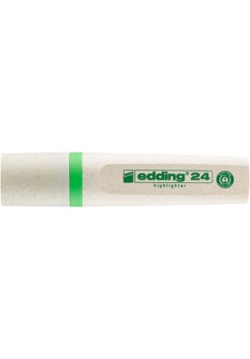 Zakreślacz e-24 EDDING ecoline, 2-5mm, jasnozielony