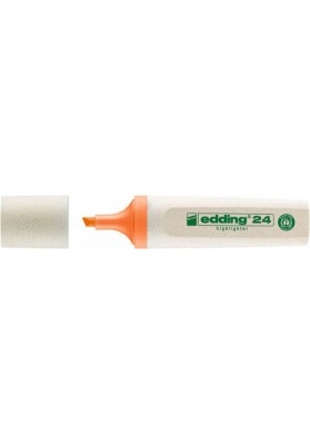 Zakreślacz e-24 EDDING ecoline, 2-5mm, pomarańczowy