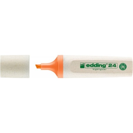 Zakreślacz e-24 EDDING ecoline, 2-5mm, pomarańczowy