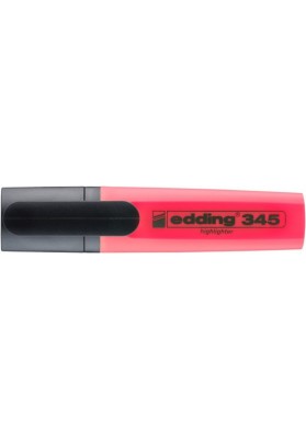 Zakreślacz e-345 EDDING, 2-5mm, czerwony
