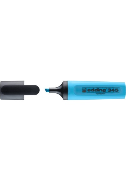 Zakreślacz e-345 EDDING, 2-5mm, niebieski