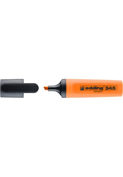 Zakreślacz e-345 EDDING, 2-5mm, pomarańczowy