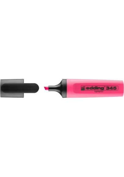 Zakreślacz e-345 EDDING, 2-5mm, różowy