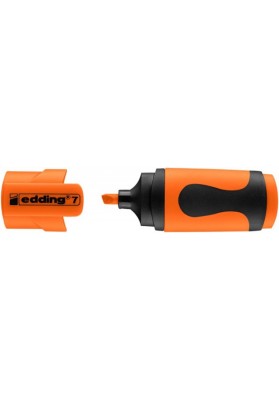 Mini zakreślacz e7/10 s edding, 1-3mm, opak. 10 szt., neon pomarańczowy