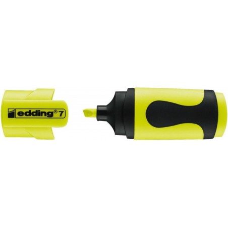 Mini zakreślacz e-7/10 s edding, 1-3mm, opak. 10 szt., neon żółty