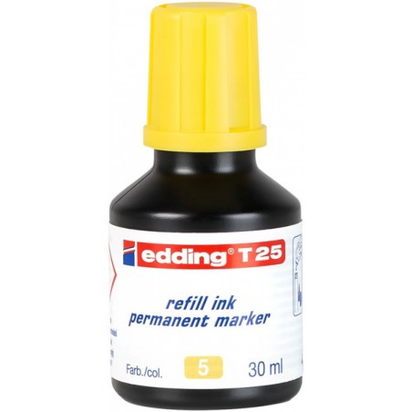 Tusz do uzupełniania markerów olejowych e-t25 EDDING, żółty