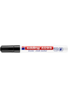 Marker kredowy e-4095 edding, 2-3mm, czarny - 10 szt