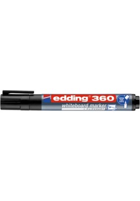 Marker do tablic e-360 edding, 1,5-3mm, czarny - 10 szt