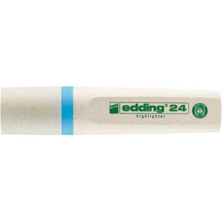 Zakreślacz e-24 edding ecoline, 2-5mm, jasnoniebieskie - 10 szt