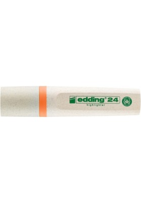 Zakreślacz e-24 edding ecoline, 2-5mm, pomarańczowy - 10 szt