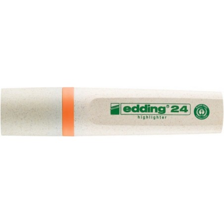 Zakreślacz e-24 edding ecoline, 2-5mm, pomarańczowy - 10 szt