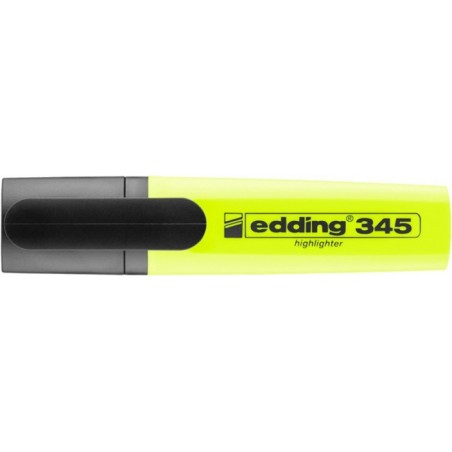 Zakreślacz e-345 edding, 2-5mm, żółty - 10 szt