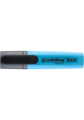 Zakreślacz e-345 edding, 2-5mm, niebieski - 10 szt