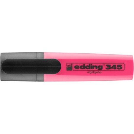 Zakreślacz e-345 edding, 2-5mm, różowy - 10 szt