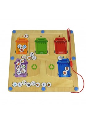 Tooky toy układanka tablica magnetyczna segregacja odpadów fsc