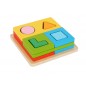 Tooky toy układanka montessori kształty i kolory fsc