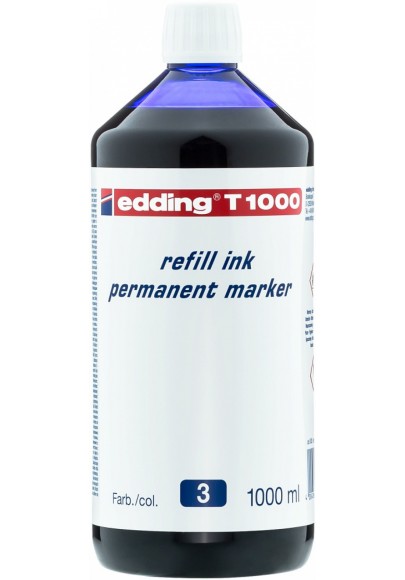 Tusz do uzupełniania markerów permanentnych e-t1000 EDDING, niebieski