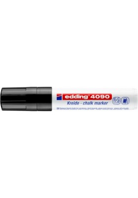 Marker kredowy e-4090 edding, 4-15 mm, czarny - 5 szt